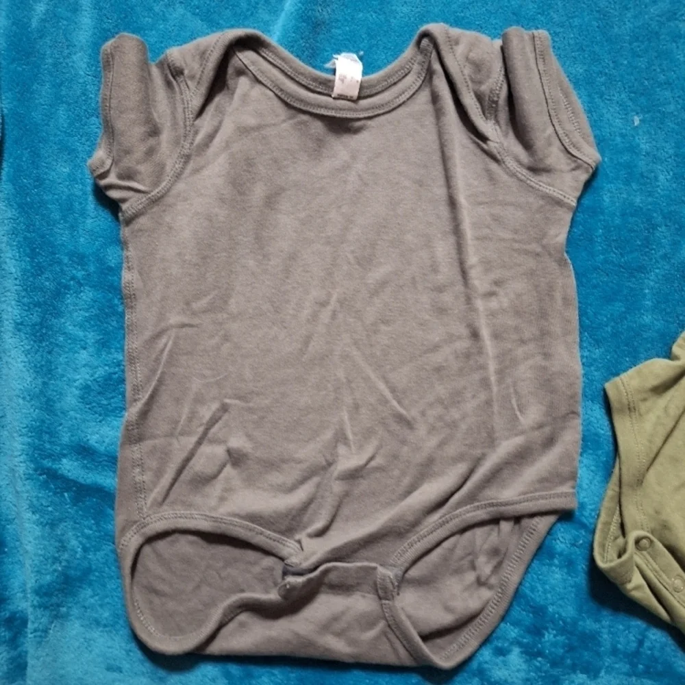 Striped Kids Snap Bottom Onesy Shirt - Bundles